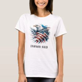 Camiseta *~* Detallado AP16 Bandera americana Bald EAGLE EE