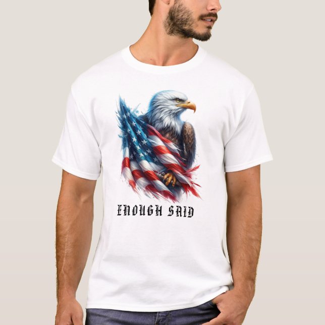 Camiseta *~* Detallado EagleAP16 Bandera Americana Estados  (Anverso)