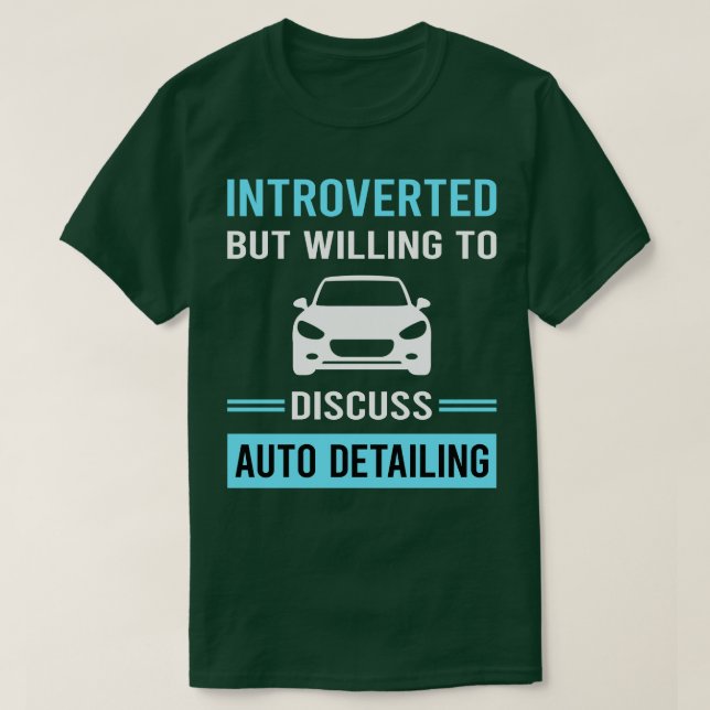 Camiseta Detallador de detalles de desactivación automática (Diseño del anverso)