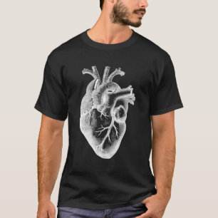 Camiseta Detalle asombroso del corazón anatómico