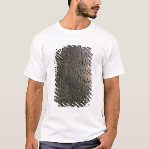 Camiseta Detalle de la tabla de Claudian