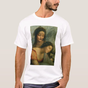 Camiseta Detalle de la Virgen y del St Anne de la Virgen