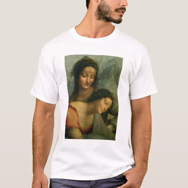 Camiseta Detalle de la Virgen y del St Anne de la Virgen (Anverso)