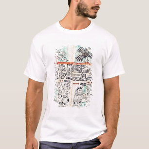 Camiseta Detalle de un códice maya