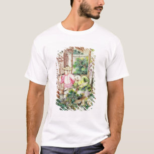Camiseta Detalle de un florero con los hombres que riegan