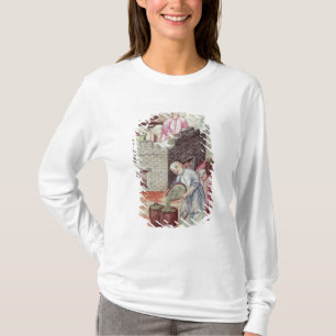 Camiseta Detalle de un florero que representa té de sequí