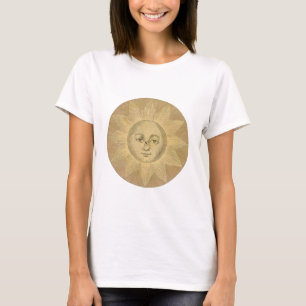 Camiseta Detalle solar del mapa de los antiguos bolos, alre