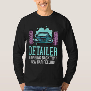 Camiseta Detalleador Detallado de Autos Lavado de Autos