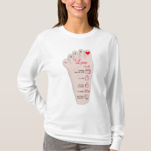 Camiseta Detalles de estadísticas de nacimiento de regalo d
