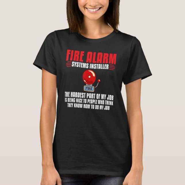 Camiseta Dete de la casa del técnico de sistemas de instala (Anverso)