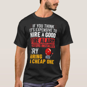 Camiseta Dete de la casa del técnico de sistemas de instala