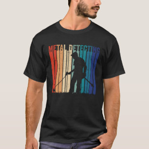 Camiseta Detección de metal retro genial Hobby Detector de 