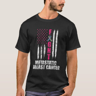 Camiseta detección del cáncer de mama metastásico