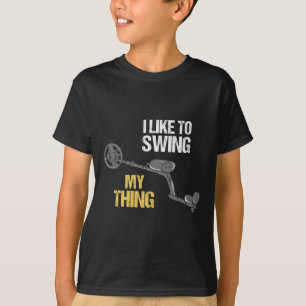 Camiseta Detección metalizado de pesca sucia de detectores 
