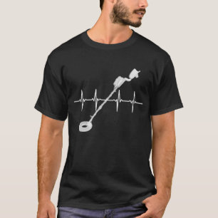 Camiseta Detección metalizado Del Golpe Cardíaco
