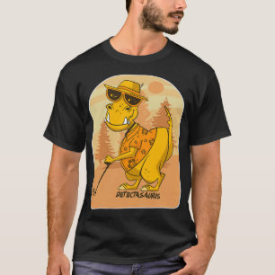 Camiseta Detectador Metalizado Dino Funny Detectasaurus Pul