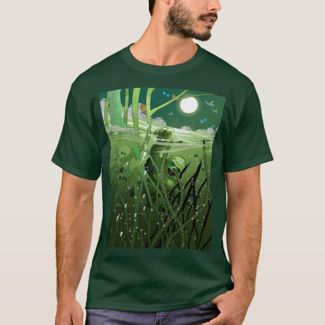 Camiseta Detectar la diferencia: Carl la criatura (Anverso)