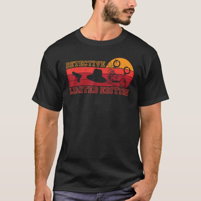 Camiseta Detective  Adition Retro Spy Investigator Job Desi (Anverso)
