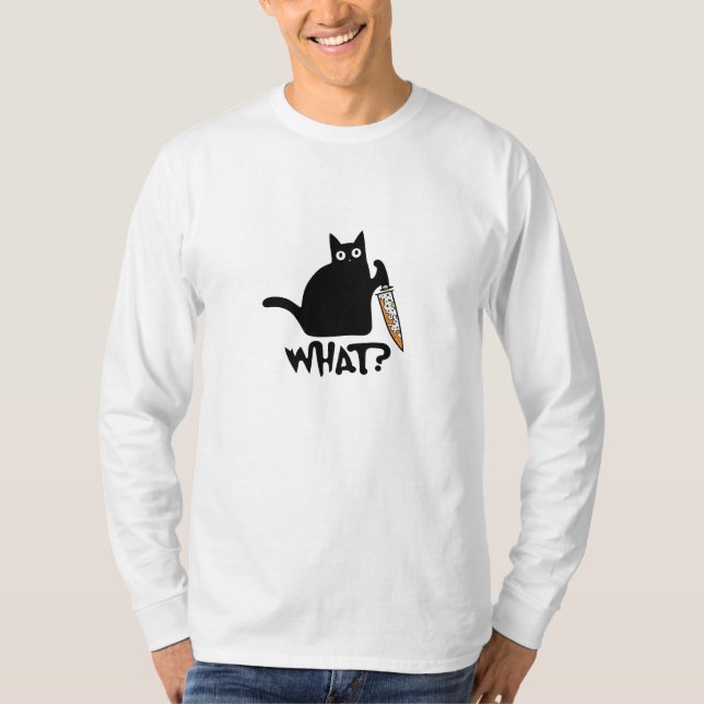 Camiseta Detective Cat De Halloween: 'Es Ese Fantasma Tonig (Anverso)