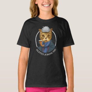 Camiseta Detective Cat - Juzgando Silenciosamente