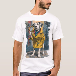 Camiseta Detective dálmata: perro solucionador de crímenes