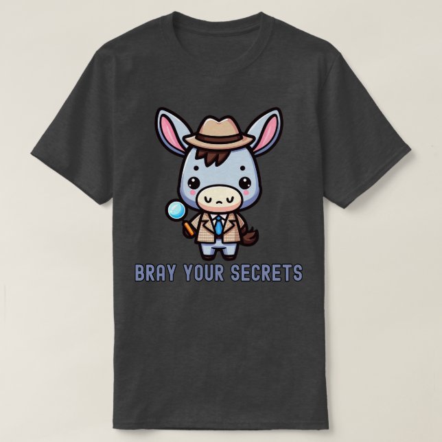 Camiseta detective de Donkey (Diseño del anverso)