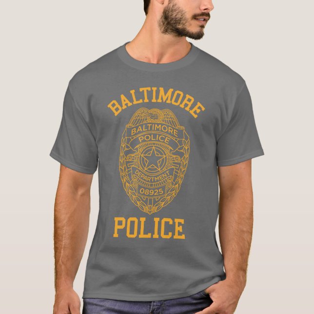 Camiseta detective de Maryland de la policía de Baltimore (Anverso)