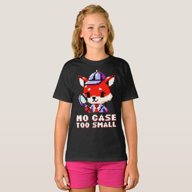 Camiseta Detective Fox - No hay Funda, es muy pequeño. (Anverso completo)