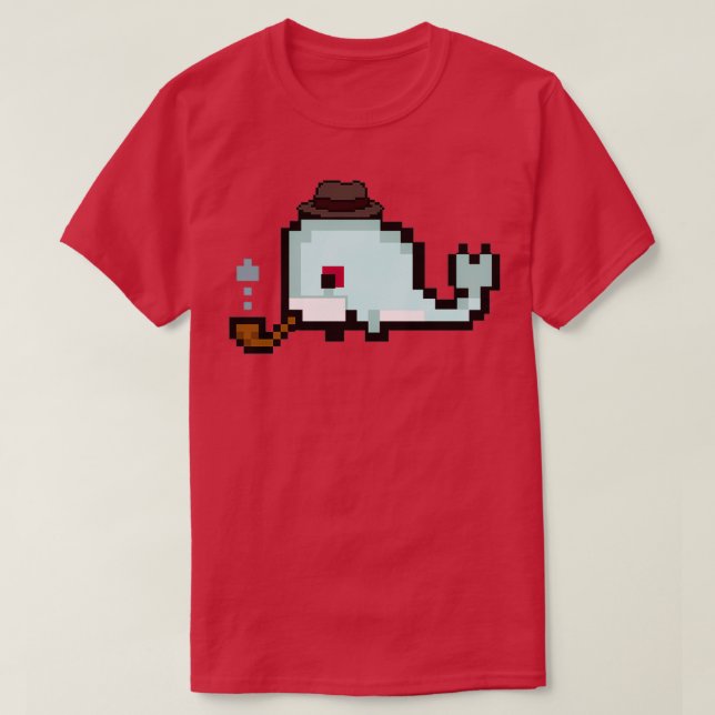 Camiseta Detective Pixel Whale (Diseño del anverso)