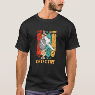 Camiseta Detective Que Solía Ser Un Retro De Investigación