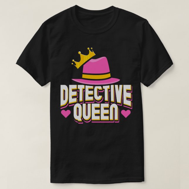 Camiseta Detective Queen (Diseño del anverso)