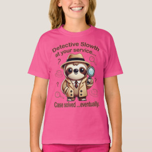 Camiseta "Detective Sloth" Sloth Private Eye
