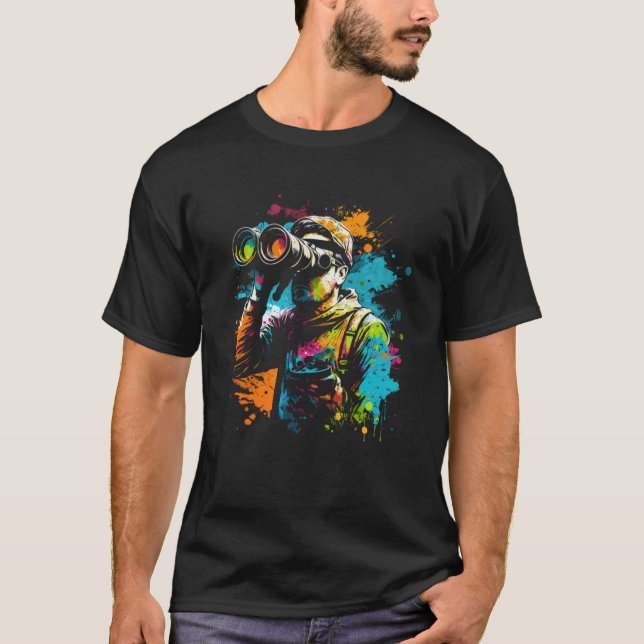 Camiseta Detective Splash Telescope Detective Priva (Anverso)