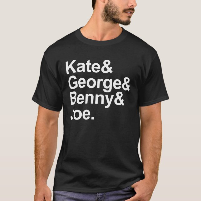 Camiseta Detectives de matemáticas - Kate, George, Benny y  (Anverso)