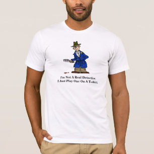 Camiseta detectivesca divertida