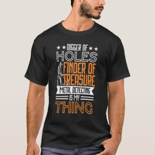 Camiseta Detector de Metal Detectando Metales Prospector