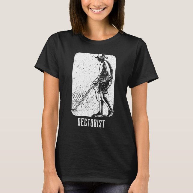Camiseta Detector de metal sensor para búsqueda de tesoros  (Anverso)