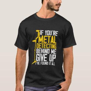 Camiseta Detector de Metales Detectando Tesoro Caza de Meta