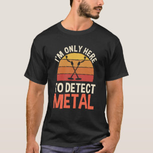 Camiseta Detector de metales que dice detector de metales
