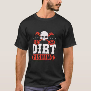 Camiseta Detector de pasatiempos de pesca de tierra Detecto