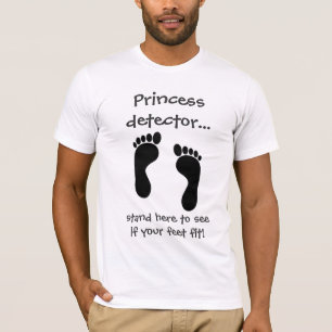 Camiseta Detector de princesas - lema divertido