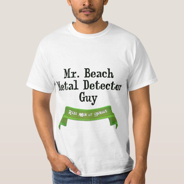 Camiseta Detector Metalizado de playa (Anverso)