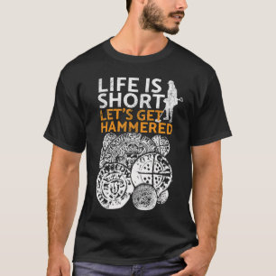Camiseta Detectores de metales de monedas acuñadas divertid