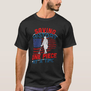 Camiseta Detectorista de caza del tesoro con detector de me