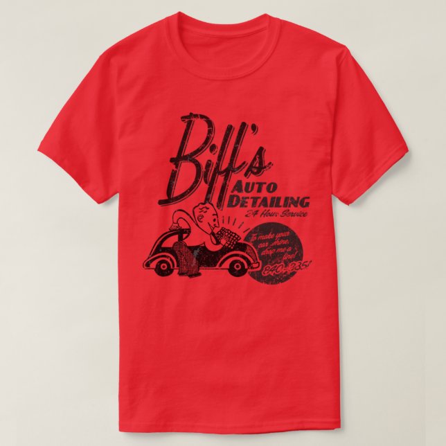 Camiseta Detención automática de biffs (Diseño del anverso)
