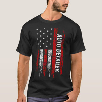 Camiseta Detención automática del vehículo de bandera de EE