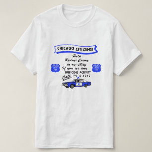 Camiseta Detención de operación criminal de la policía d