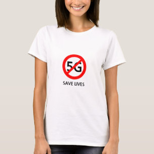 Camiseta Detener 5G y salvar vidas