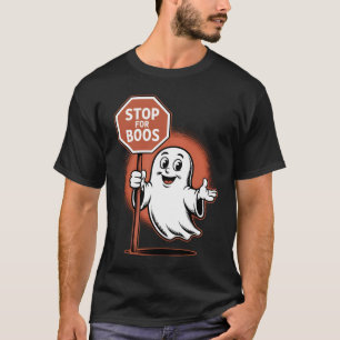 Camiseta Detener A Los Boos Halloween Ghost Crosch Guard