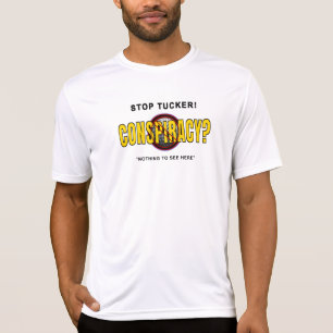 Camiseta ¿Detener a Tucker Carlson sin teoría de la conspir